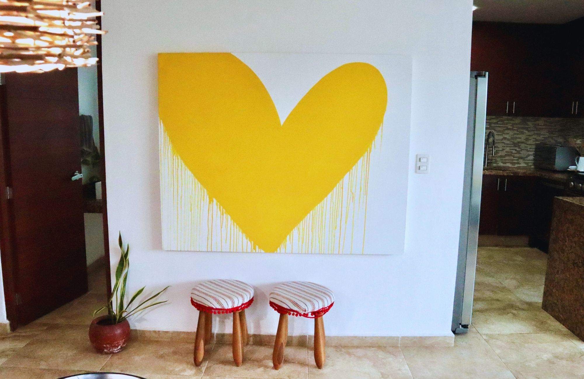 Penthouse 50 meters from the sea, smart home system, gym, kids club, pool, grill, for sale Costa Mujeres Cancun.