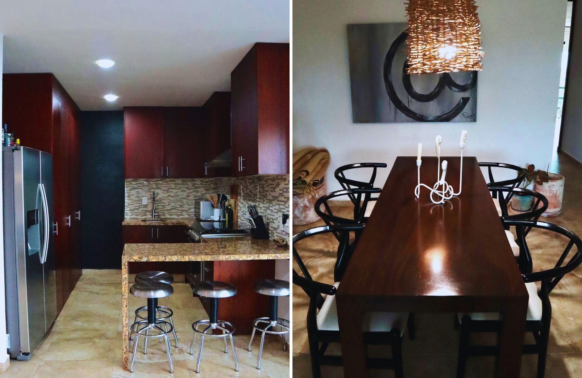 Penthouse 50 meters from the sea, smart home system, gym, kids club, pool, grill, for sale Costa Mujeres Cancun.