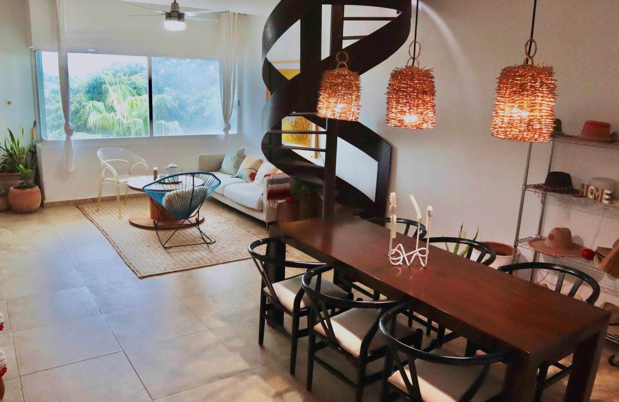 Penthouse 50 meters from the sea, smart home system, gym, kids club, pool, grill, for sale Costa Mujeres Cancun.