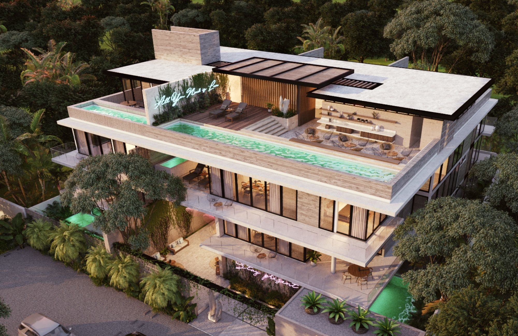 Condominio con alberca privada, club de playa, acceso al mar, en venta, Tankah, Tulum.