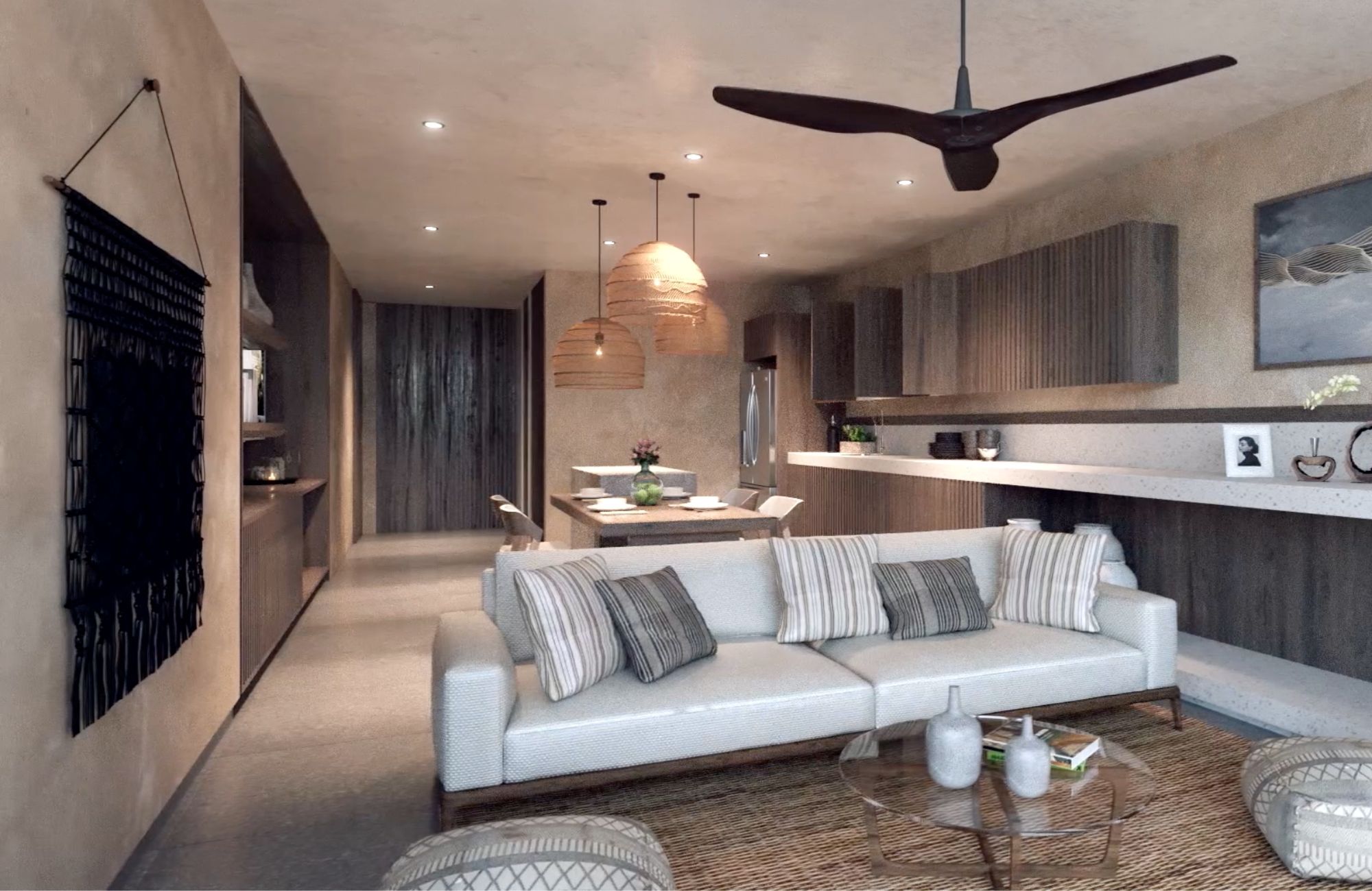 Condominio con alberca privada, club de playa, acceso al mar, en venta, Tankah, Tulum.