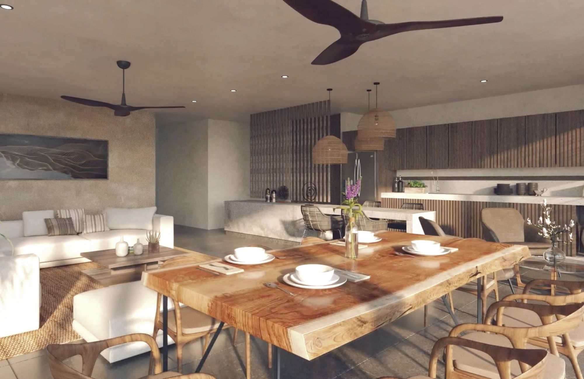 Condominio con alberca privada, club de playa, acceso al mar, en venta, Tankah, Tulum.