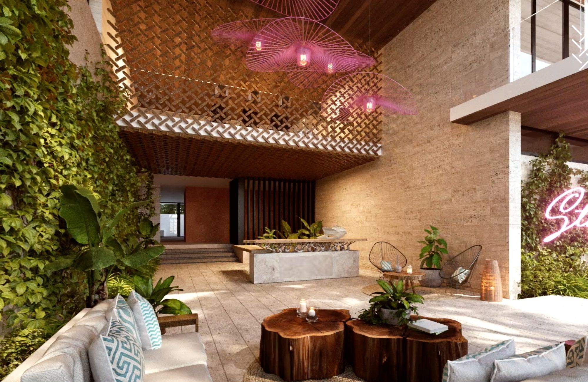 Condominium with private terrace and pool for sale, La Veleta, Tulum.