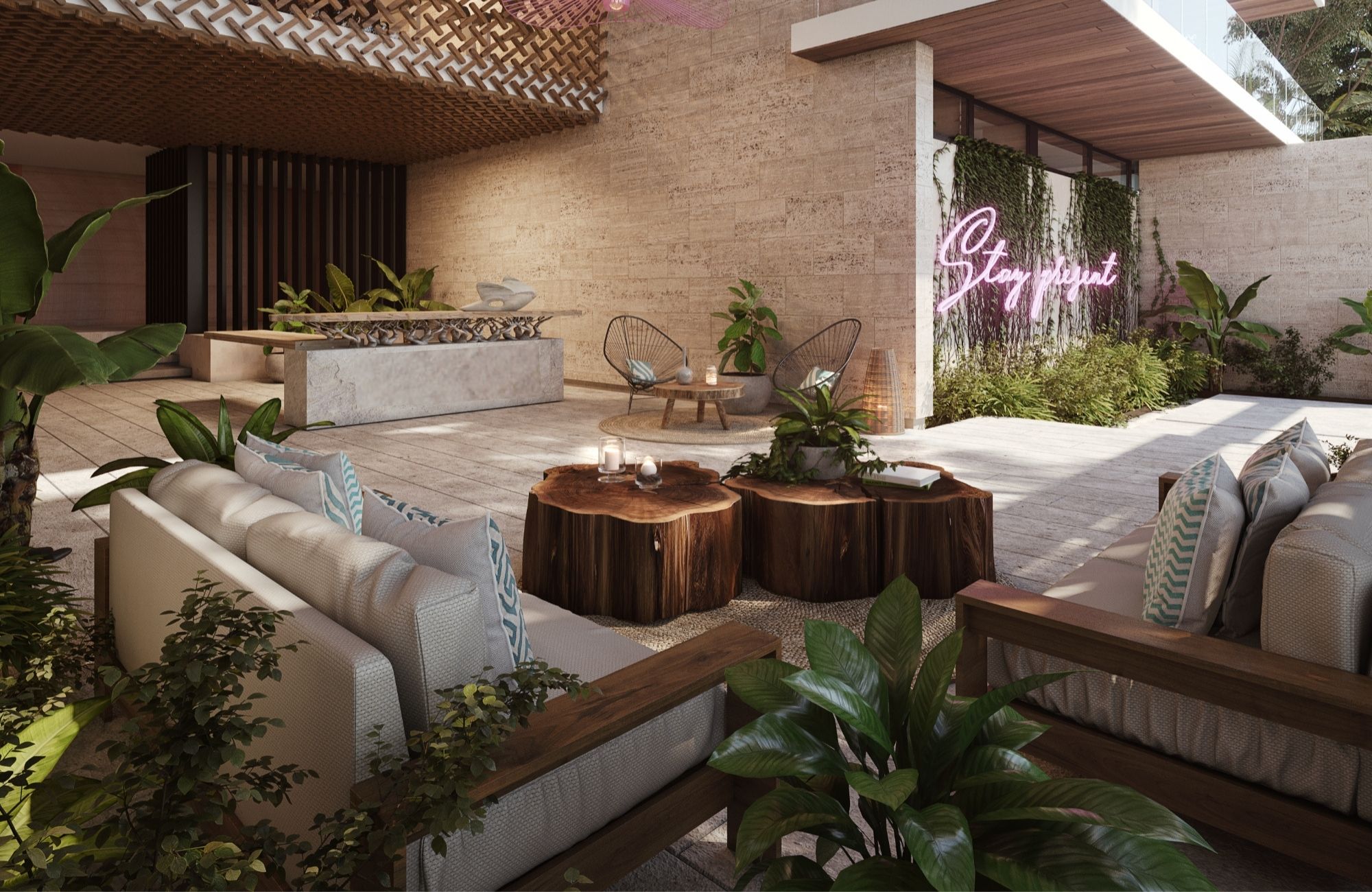 Condominium with private terrace and pool for sale, La Veleta, Tulum.