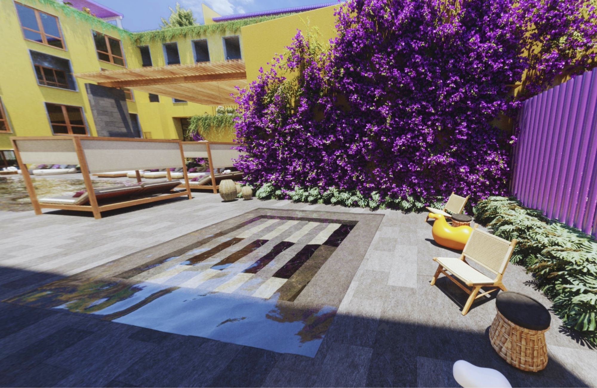 Luxury apartment, private terrace, pool, spa, for sale San Miguel de Allende.