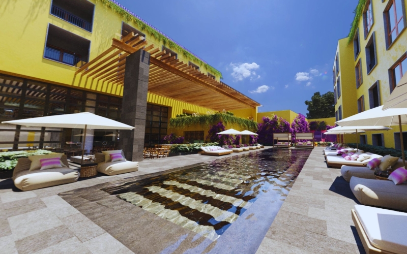 Luxury apartment, private terrace, pool, spa, gym, for sale San Miguel de Allende.