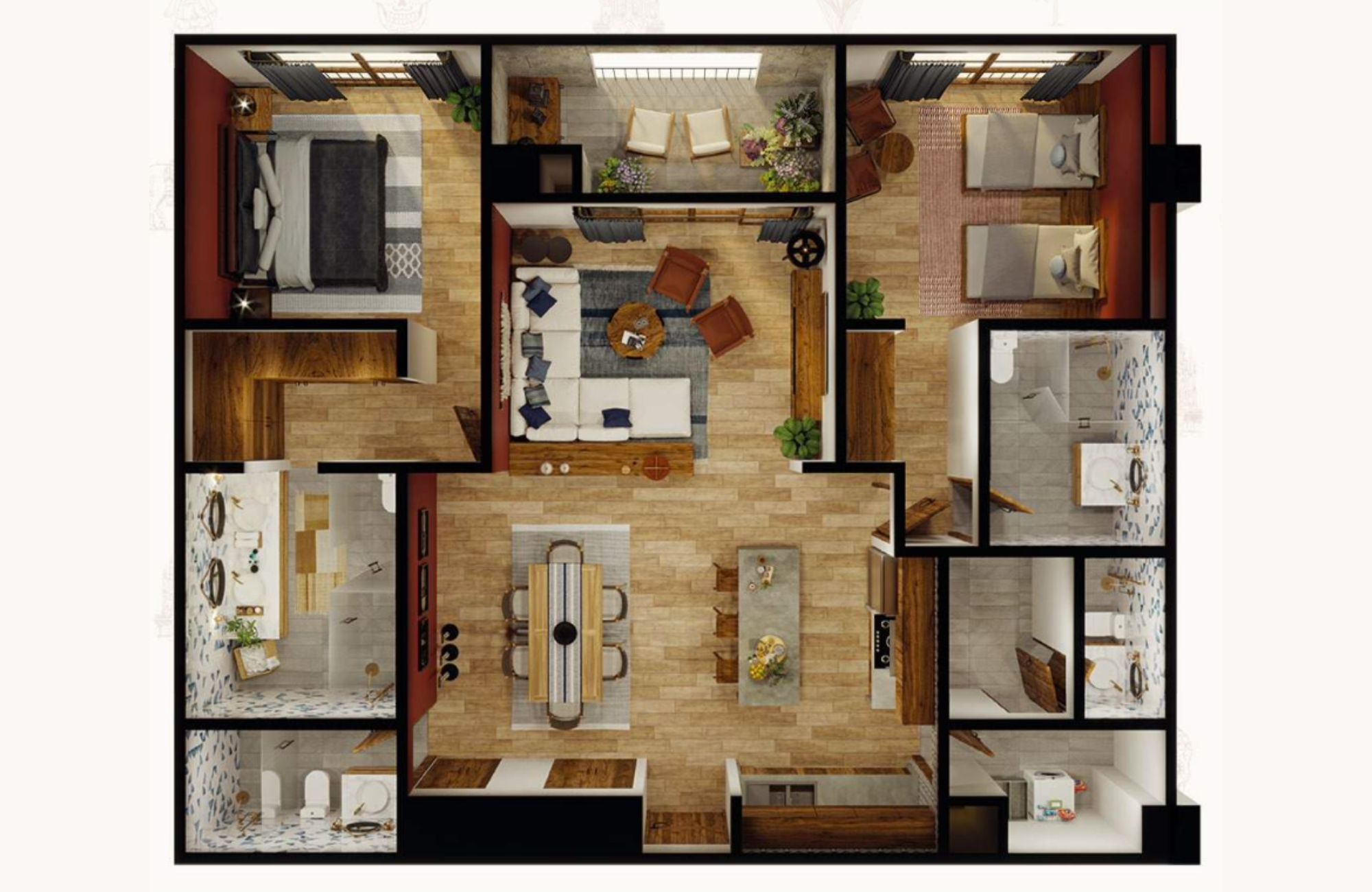 Apartment with hotel amenities for sale San Miguel de Allende