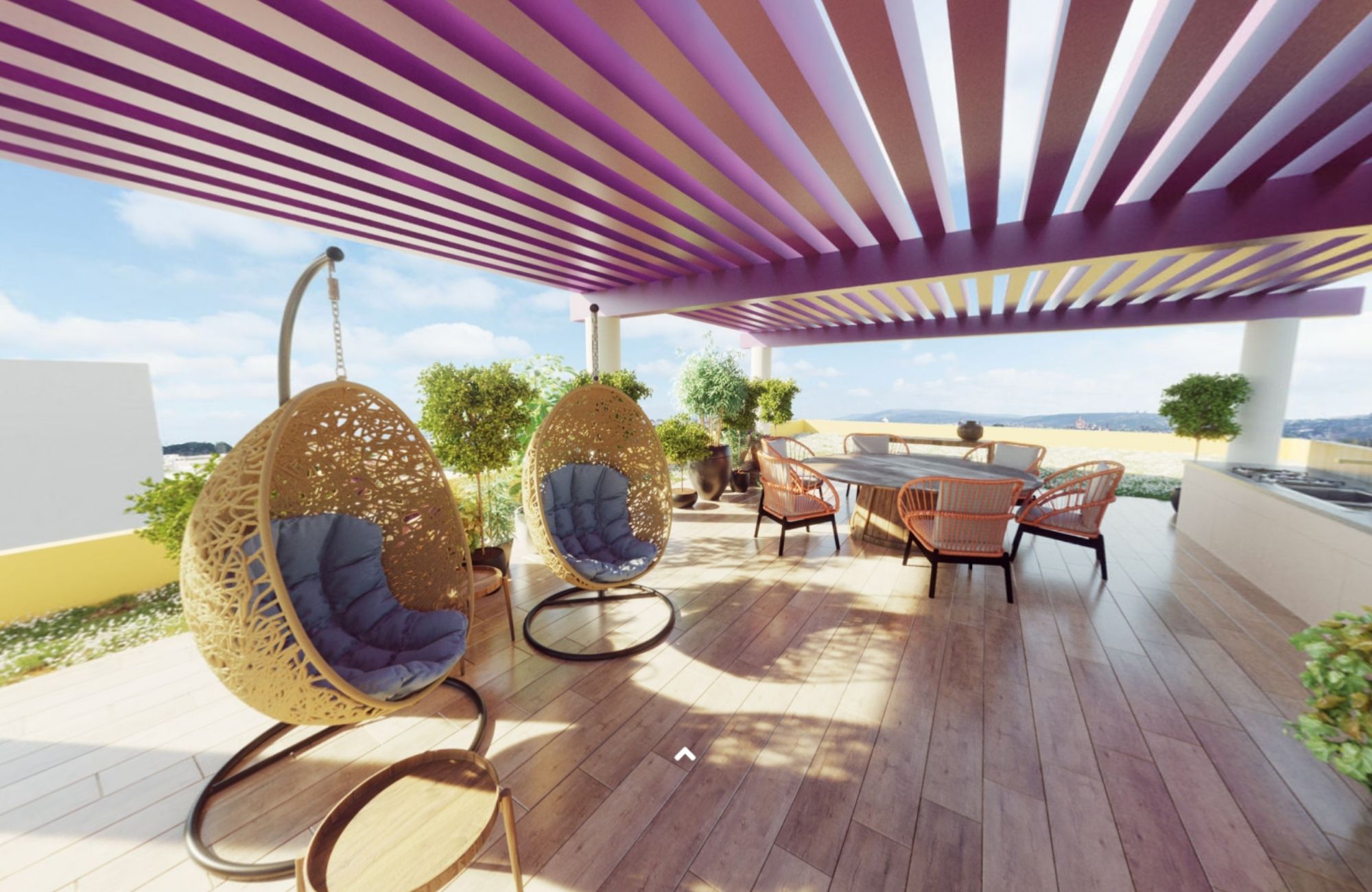 Penthouse with large private terrace, hotel amenities for sale in San Miguel de Allende