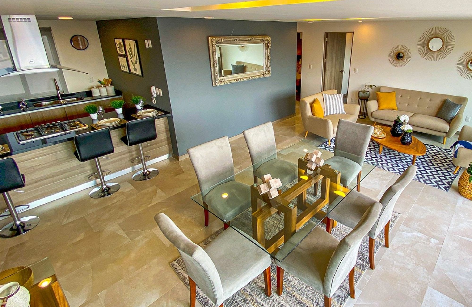 Apartment with terrace, laundry room, pool, gym, pre-construction, Zibata, Quer&eacute;taro.