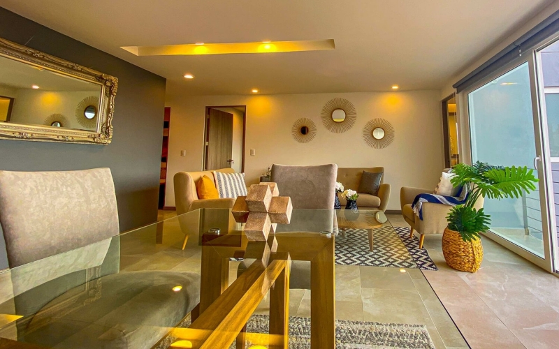 Apartment with garden, pool, terrace, pet-friendly for sale Quer&eacute;taro.