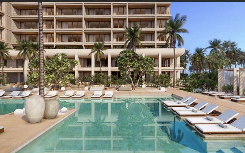 Departamento frente al mar,  con balc&oacute;n, Gimnasio y room Service, en Telchac, venta, Merida.