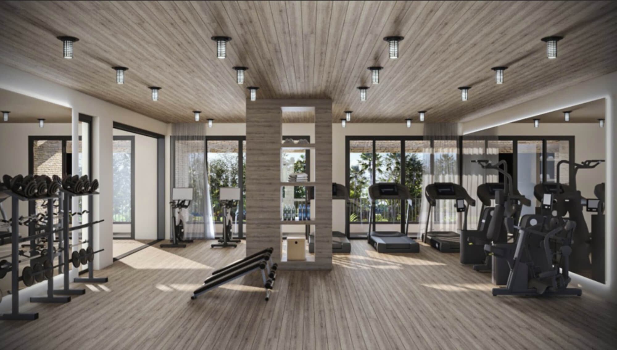 Condominio con vista al mar, jard&iacute;n, alberca Gimnasio, area kids, alberca kids, Telchac Puerto, Merida