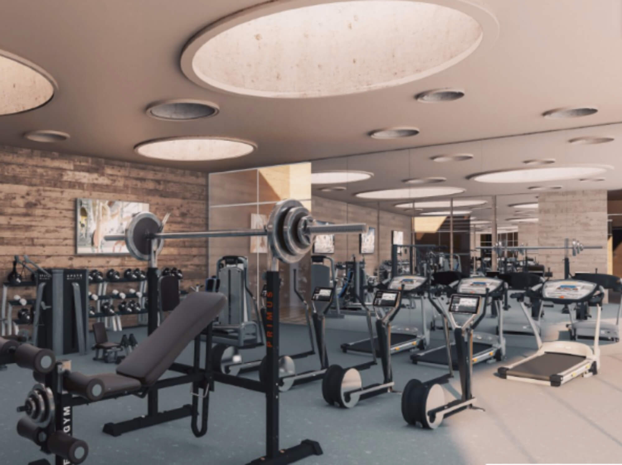 Condominium with paddle and tennis court, swimming pool, climbing wall, pre-construction, for sale, Quer&eacute;taro.