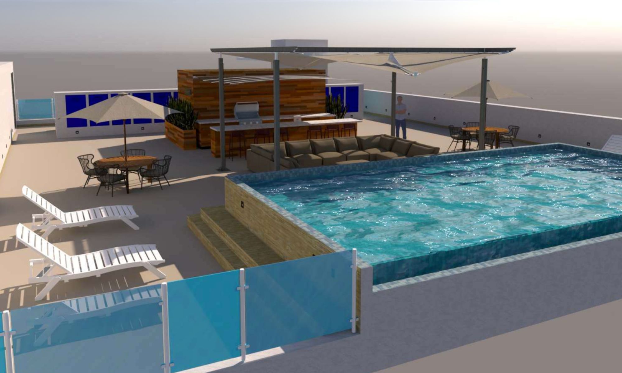 Condominio con vista al mar, area de lavado, alberca, cerca de Playa Arrocito, en venta Huatulco