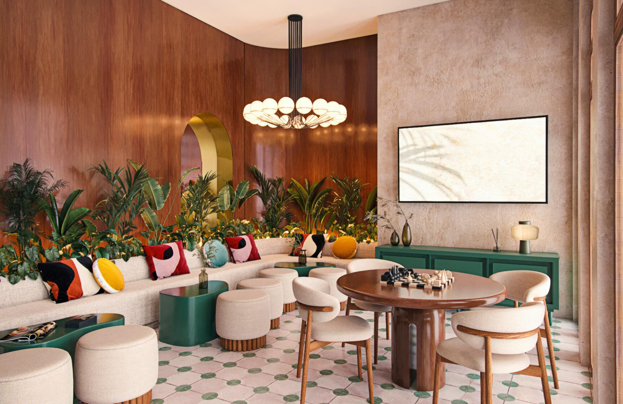 Condo with a pool by the sea and terrace, for sale in San Crisanto, Yucatan.