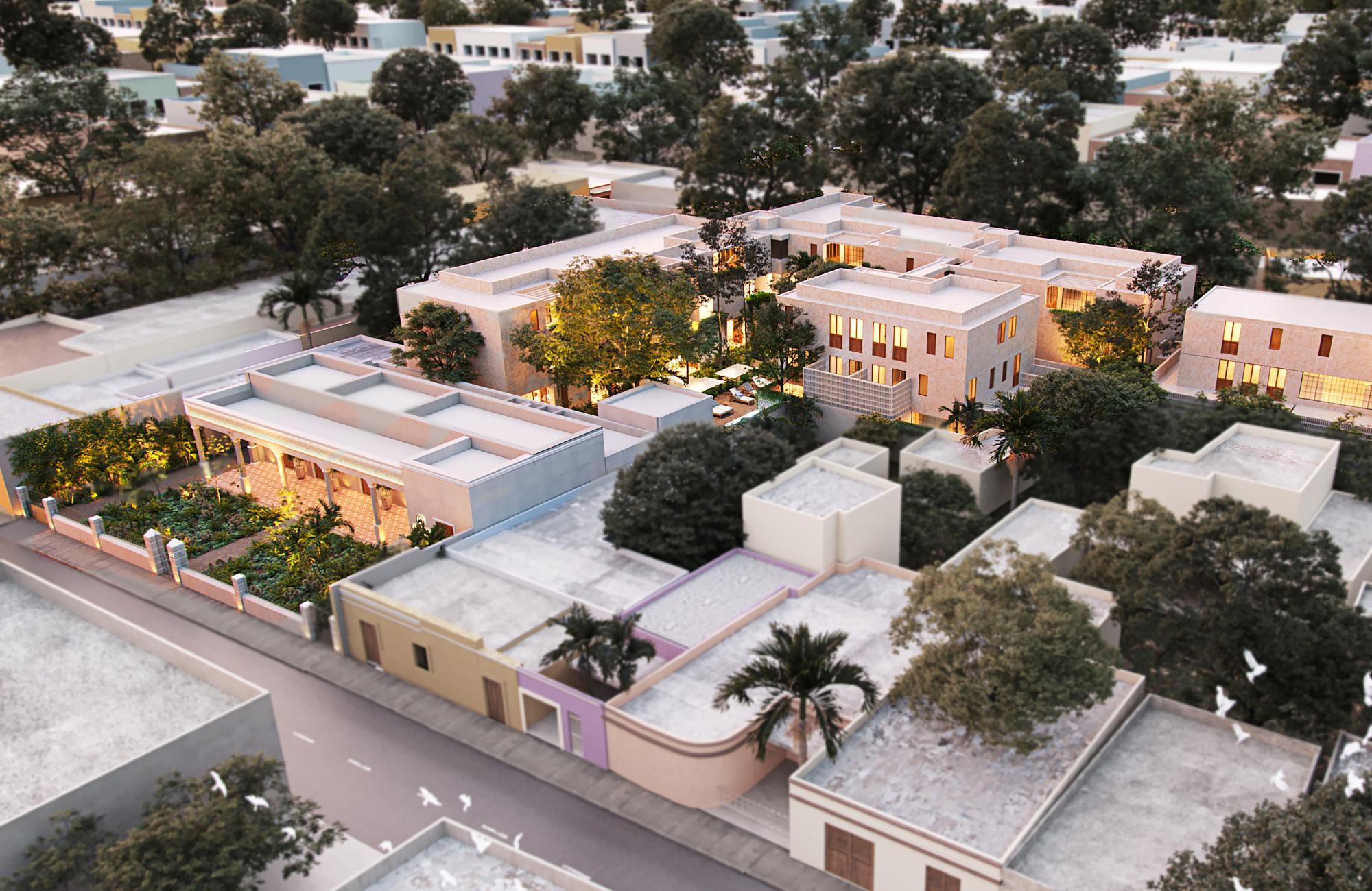 Large condo with garden, 258 m2, concierge &amp; driver, clubhousewith exclusive amenities, pre-construction for sale in Merida.