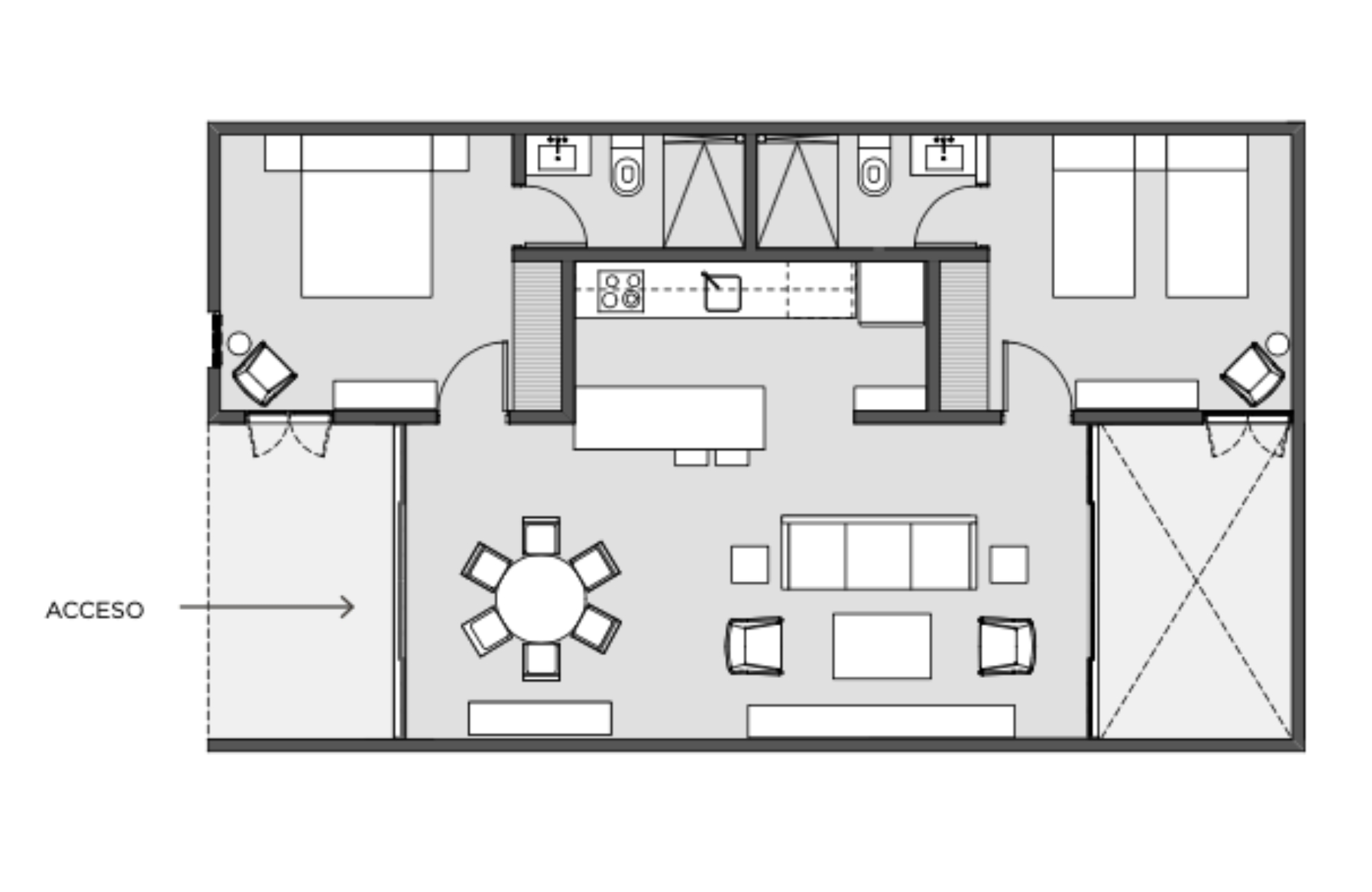 Large condo with garden, 258 m2, concierge &amp; driver, clubhousewith exclusive amenities, pre-construction for sale in Merida.