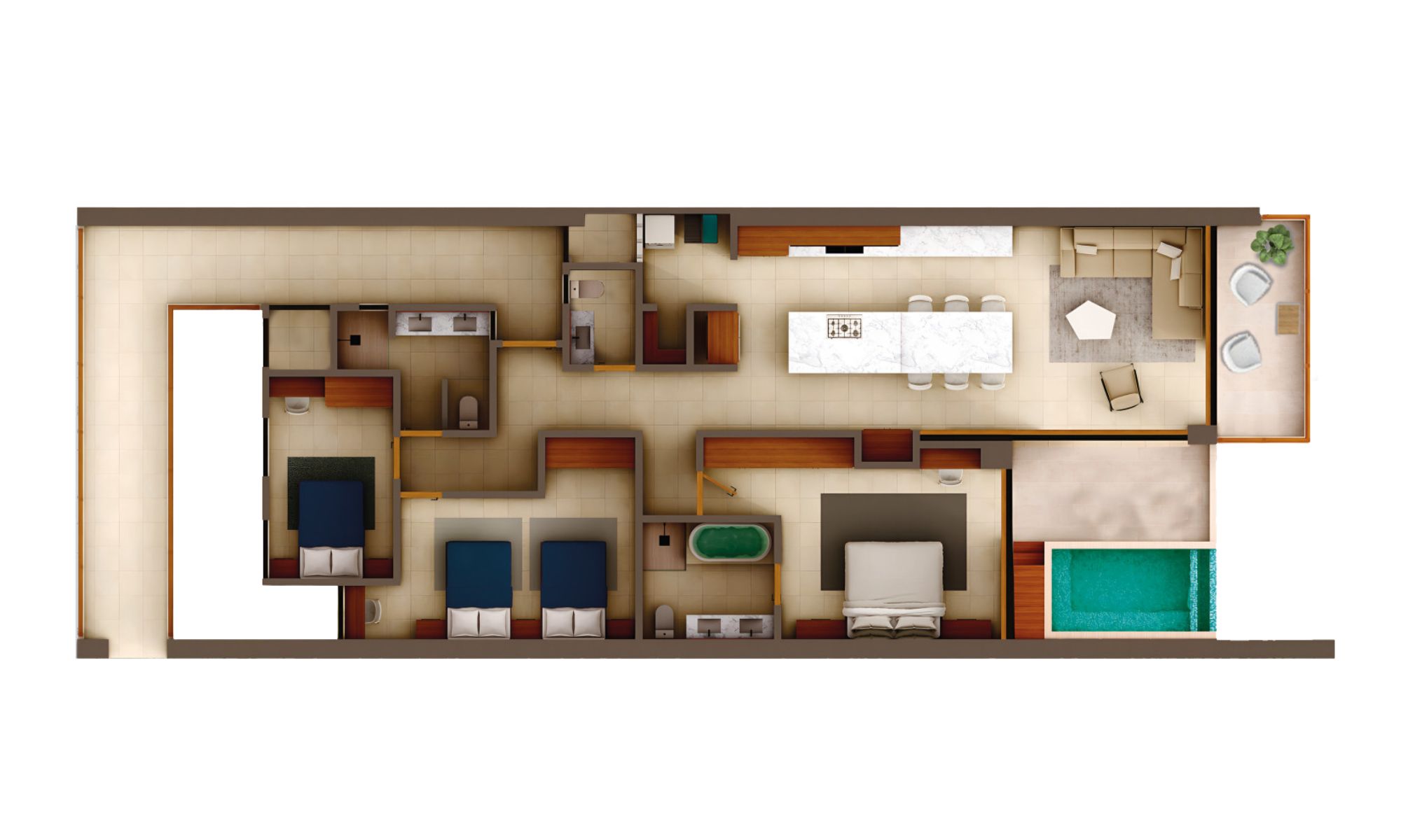 Oceanview Condo with Private Pool for Sale, Arrocito, Huatulco