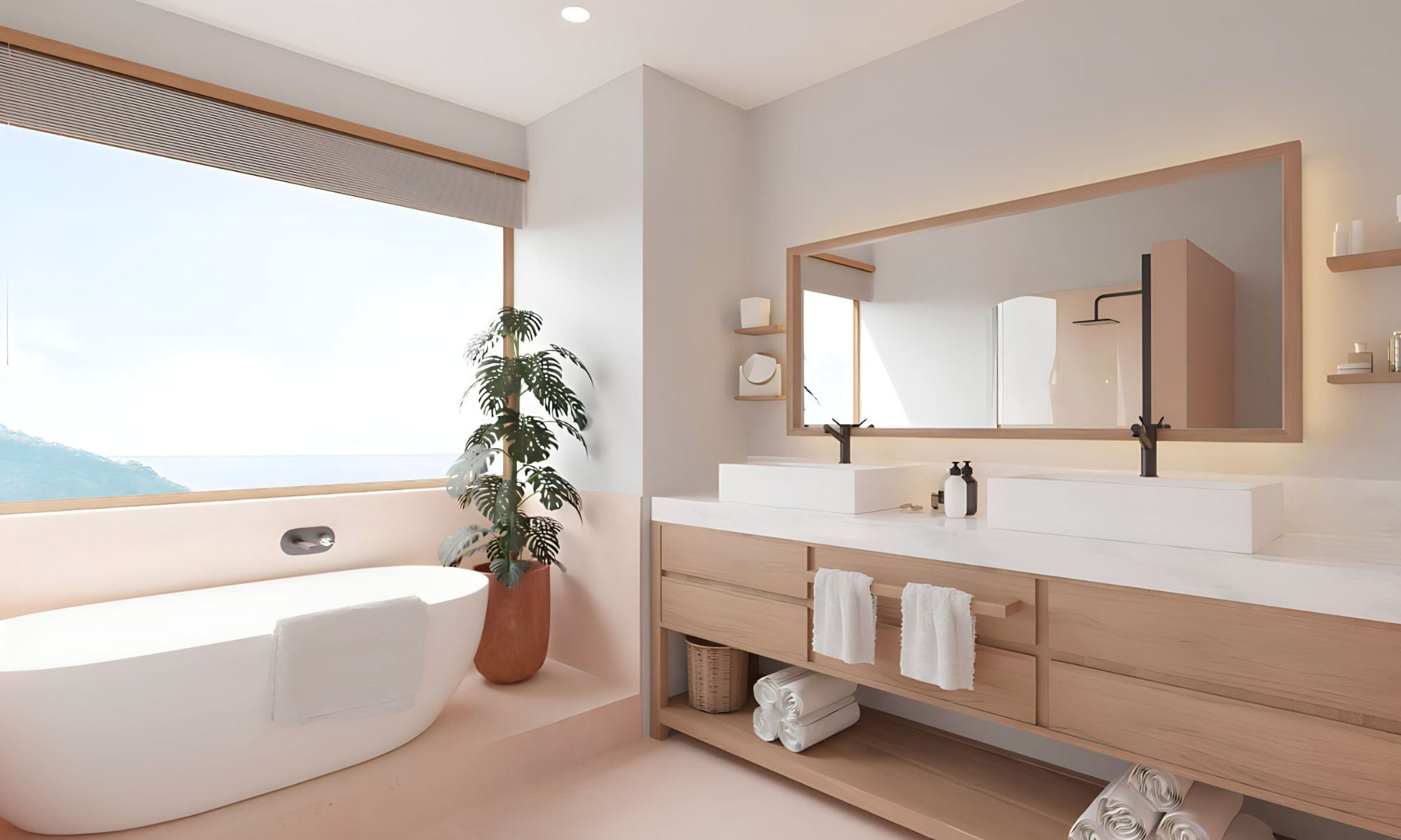 Ocean view penthouse with large terrace, service room with full bathroom, pool, near Arrocito beach, for sale in Huatulco