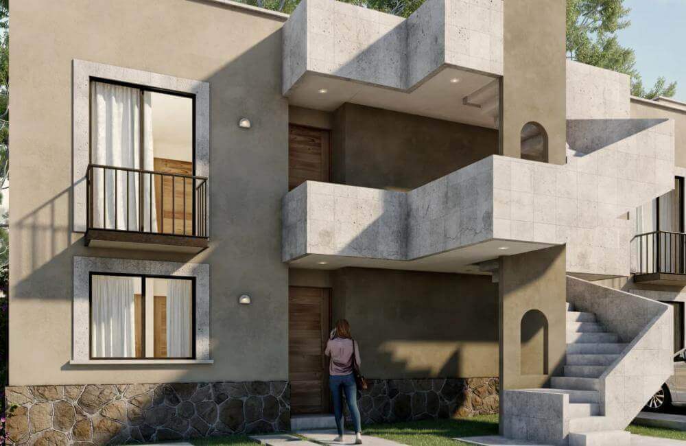 Condominium with private roof garden, pool, gym, pre-construction, for sale, San Miguel de Allende.