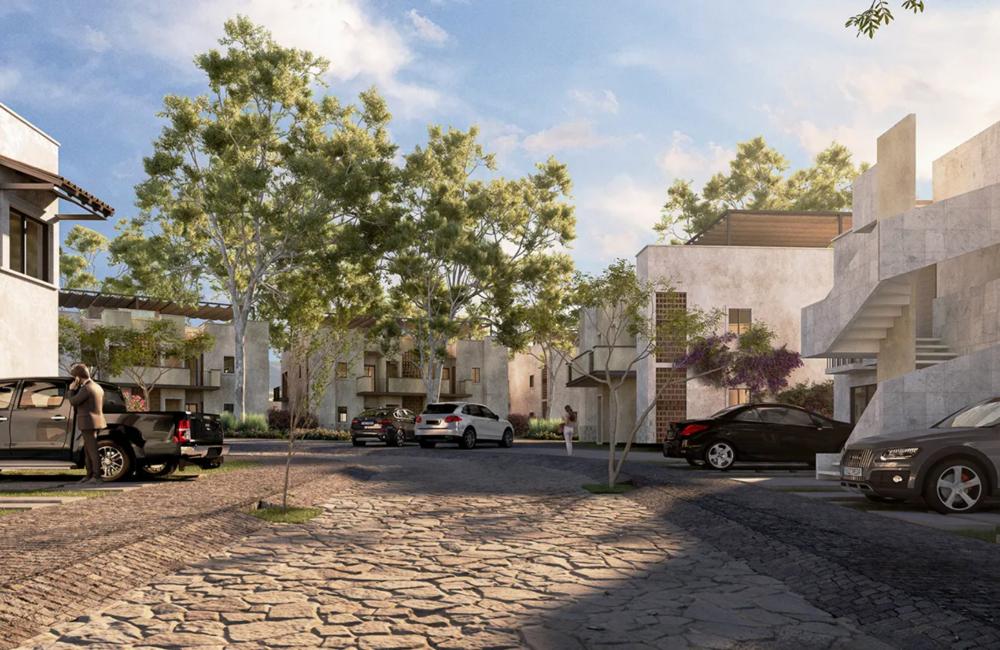 Apartment with garden, pool, gym, terraces, preconstruction, for sale, San Miguel de Allende.