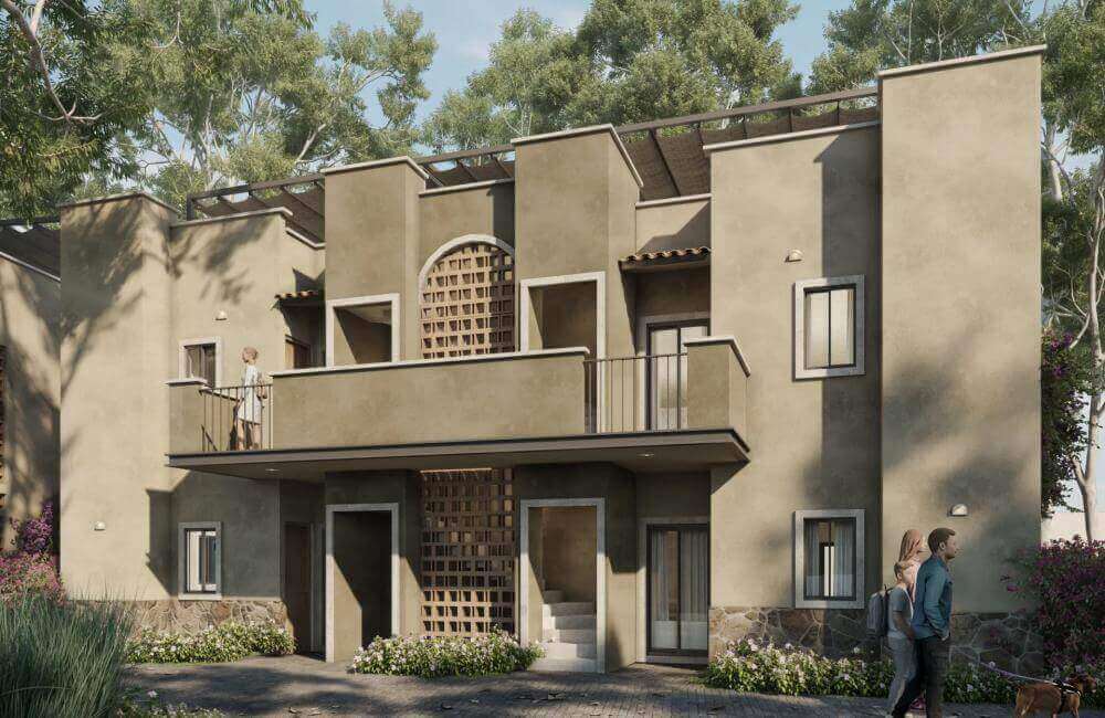 Apartment with garden, pool, gym, terraces, preconstruction, for sale, San Miguel de Allende.