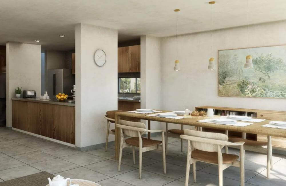 Apartment with garden, pool, gym, terraces, preconstruction, for sale, San Miguel de Allende.