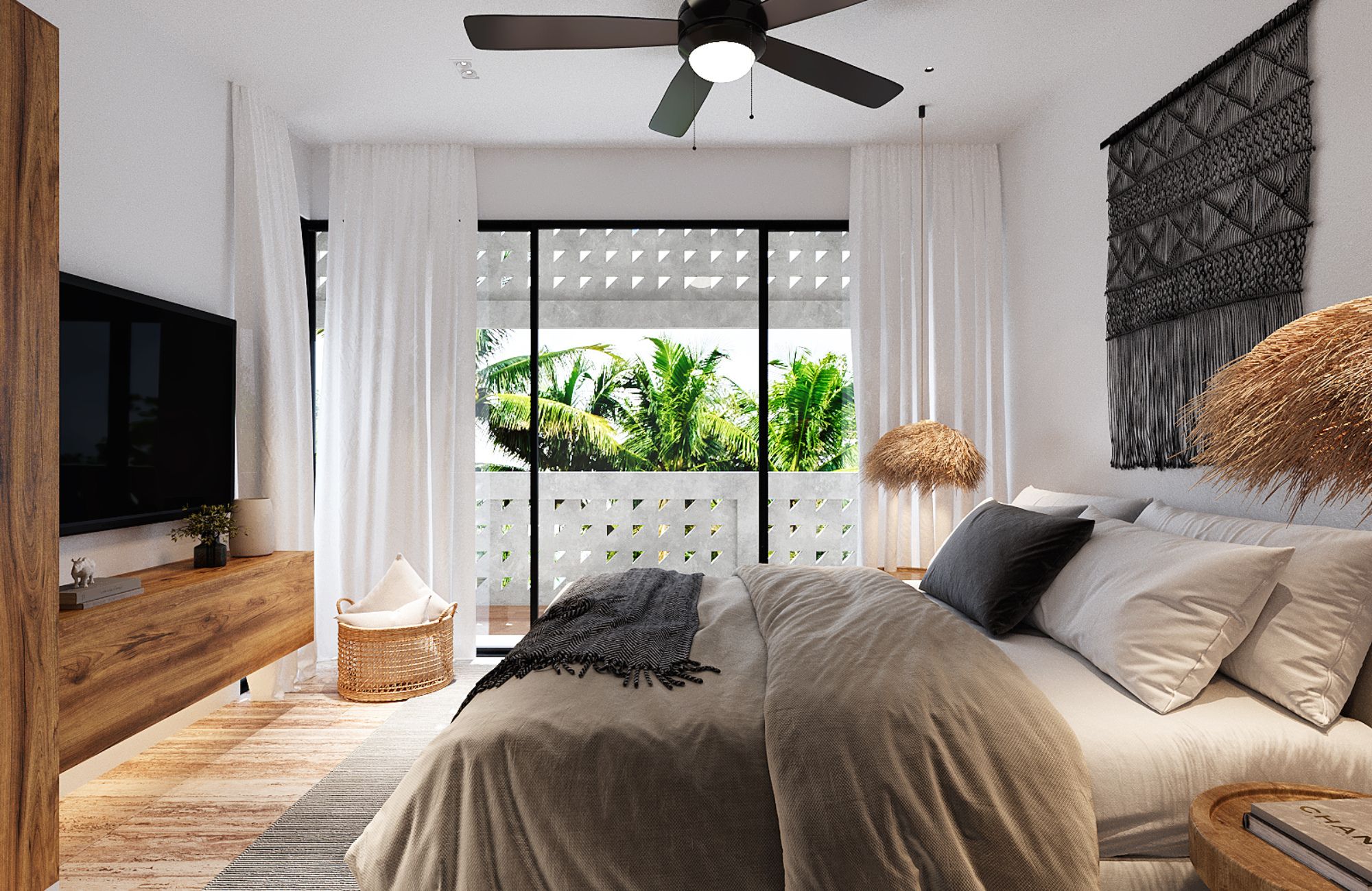 Apartment 240 meters from the beach, steps from Fifth Avenue, hotel amenities, pre-construction, sale Playa del Carmen.