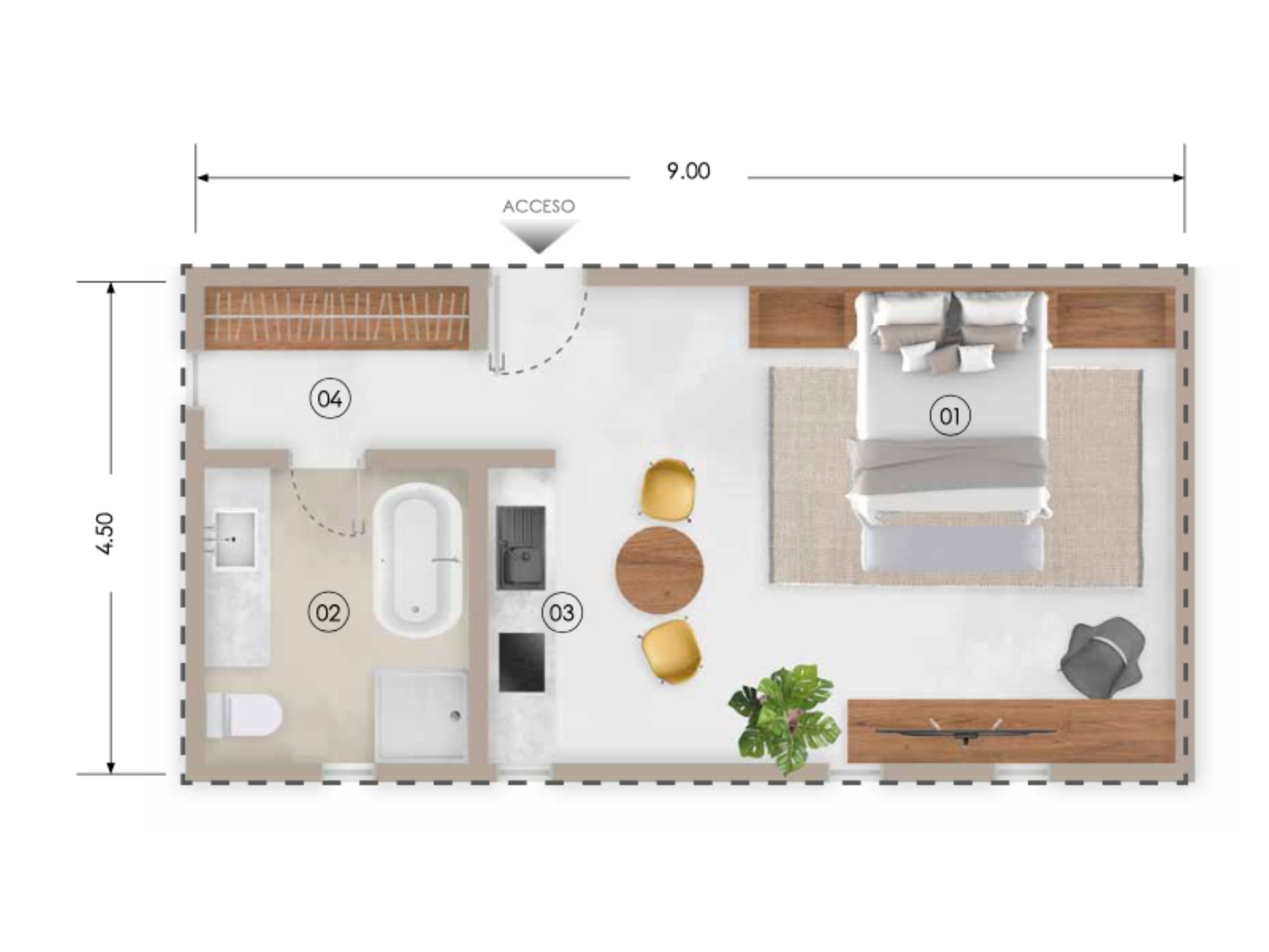 Departamento en venta, rooftop con alberca com&uacute;n, Sector K, Huatulco