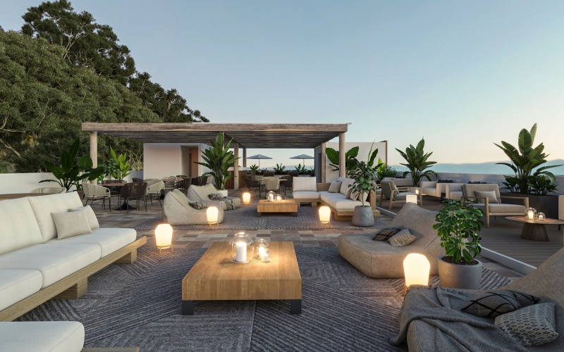 Two-level luxury condo with private pool, pet-friendly, for sale in Huatulco.