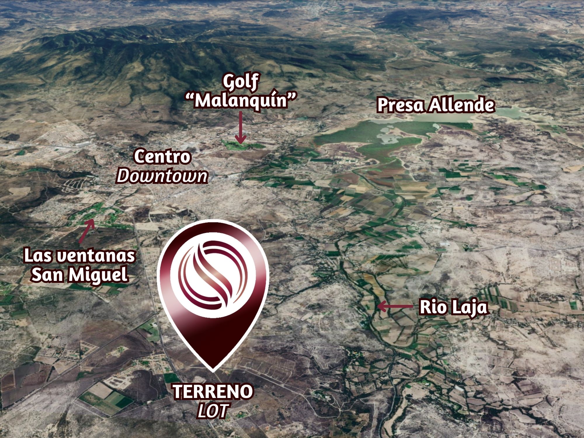 641 m2 lot in luxury community with amenities, for sale San Miguel de Allende.