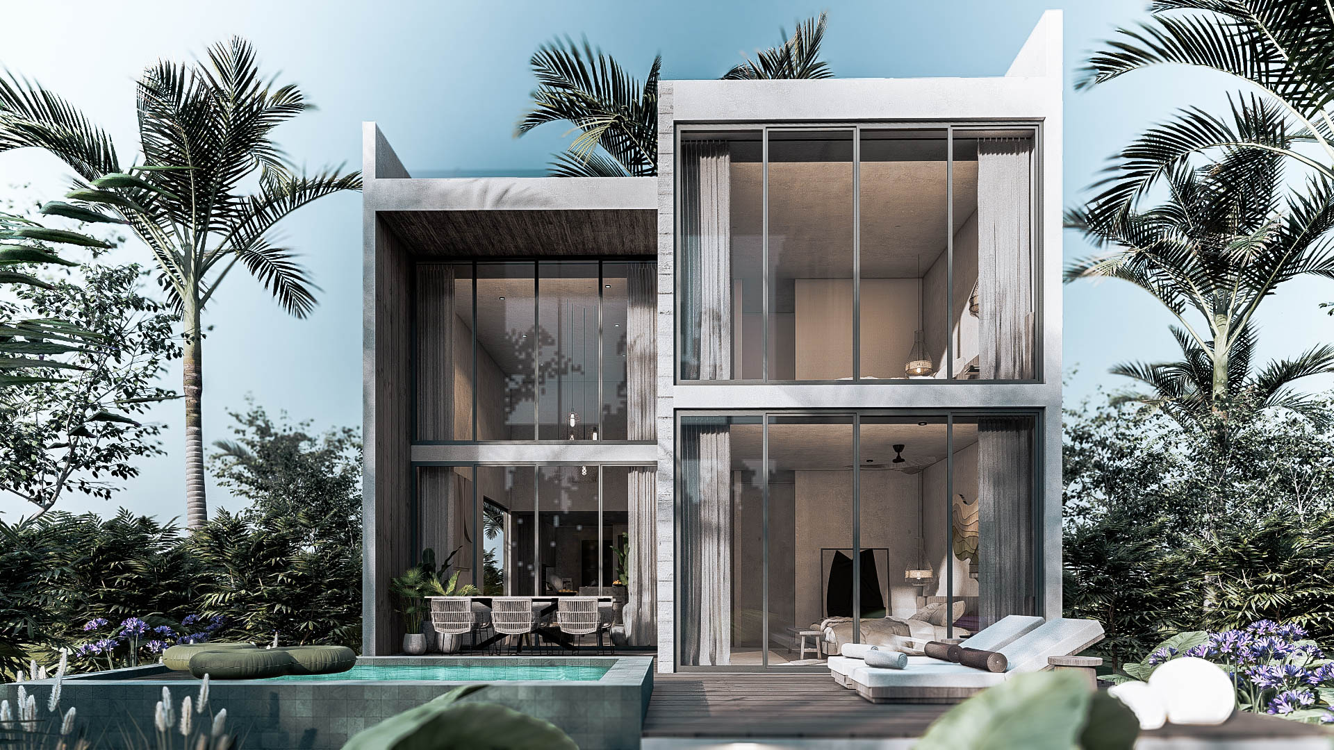 Furnished house and private pool, for sale, Colonos Cuzamil, Cozumel