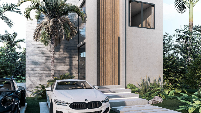 Furnished house and private pool, for sale, Colonos Cuzamil, Cozumel