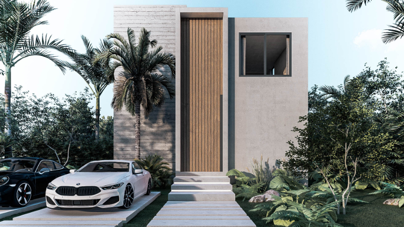 Furnished house and private pool, for sale, Colonos Cuzamil, Cozumel