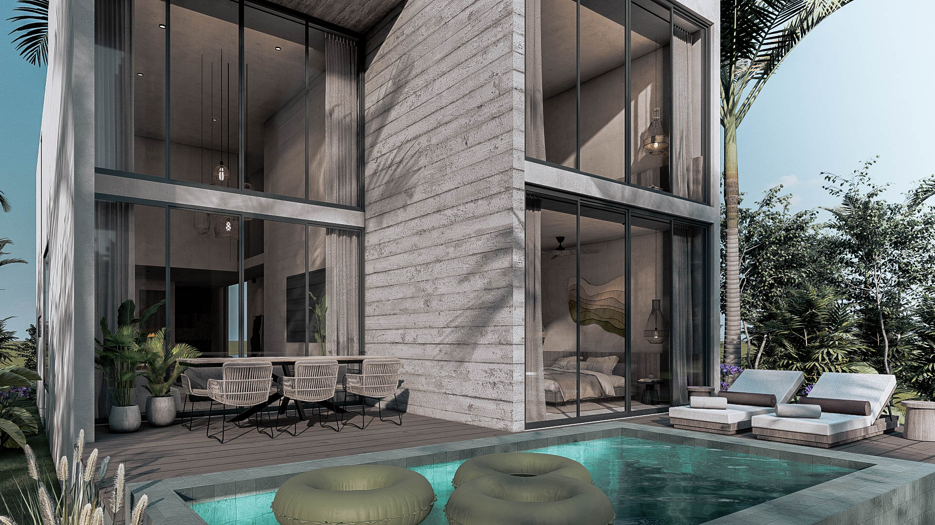 Furnished house and private pool, for sale, Colonos Cuzamil, Cozumel