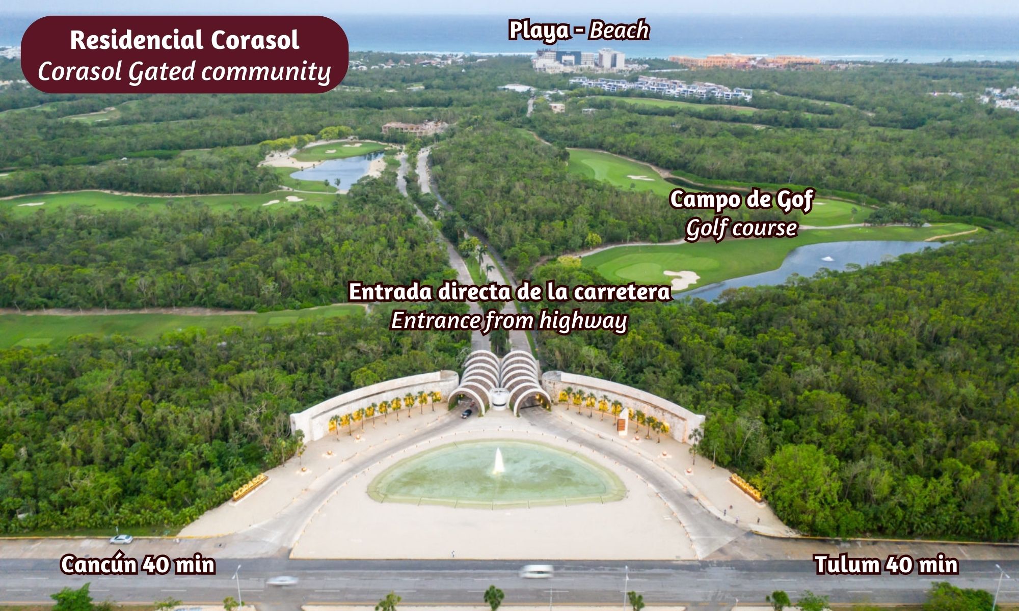 Condominium steps from the beach, ocean view pool, in Playa del Carmen.