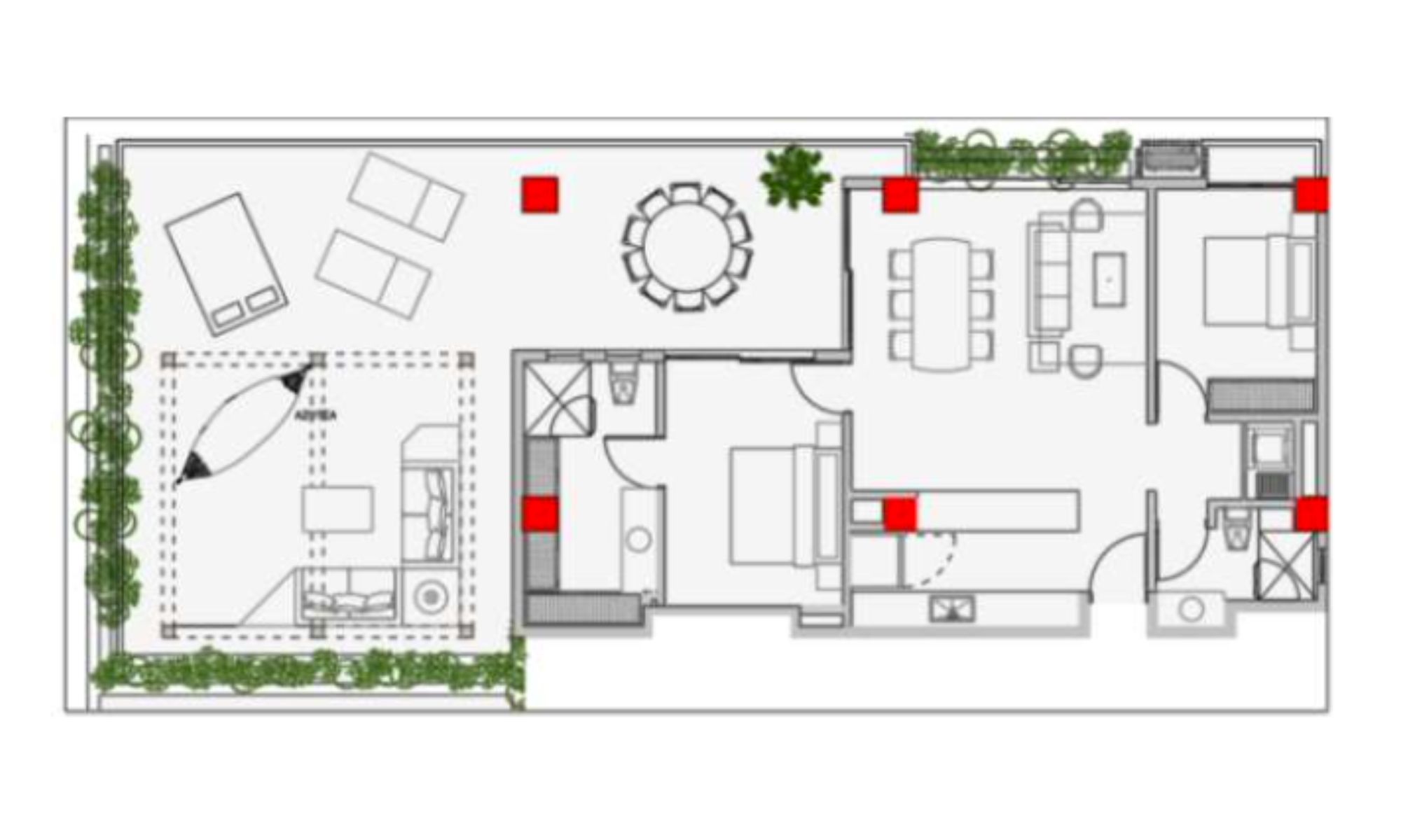 Condo with terrace and pool for sale,5th Avenue, Playa del Carmen