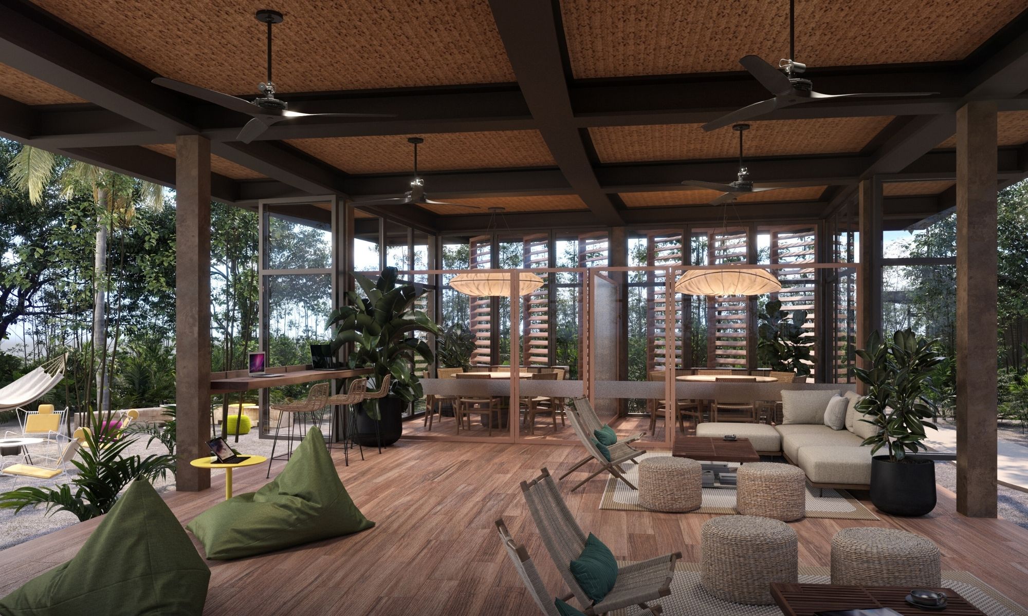 Golf course condominium, with clubhouse, cenotes, beach club, recreational parks, pre-construction for sale Playa del Carmen.