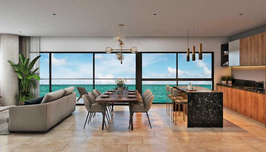 Penthouse with family room and rooftop, for sale, M&eacute;xico Norte, M&eacute;rida.