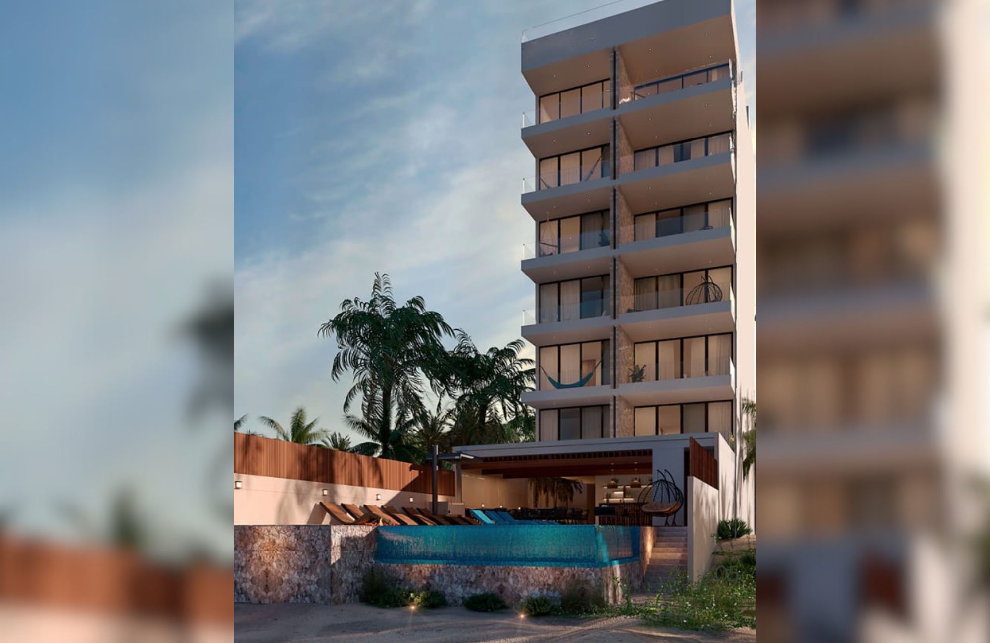 Apartment with garden, terrace, pool, gym for sale in Merida Centro.