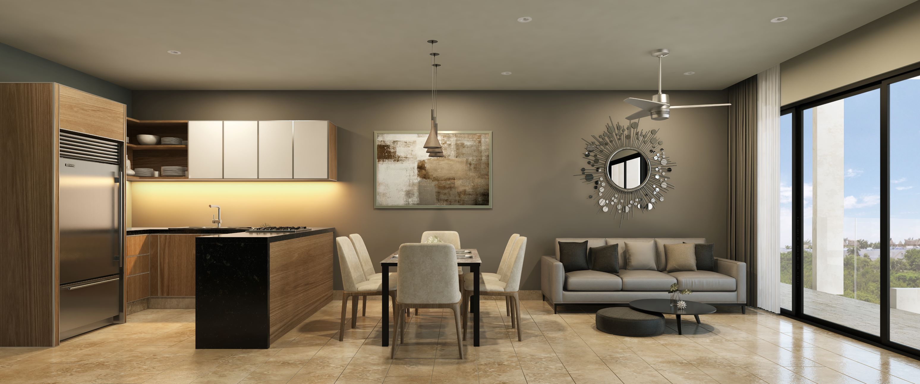 Condo steps from the beach for sale, downtown Playa del Carmen