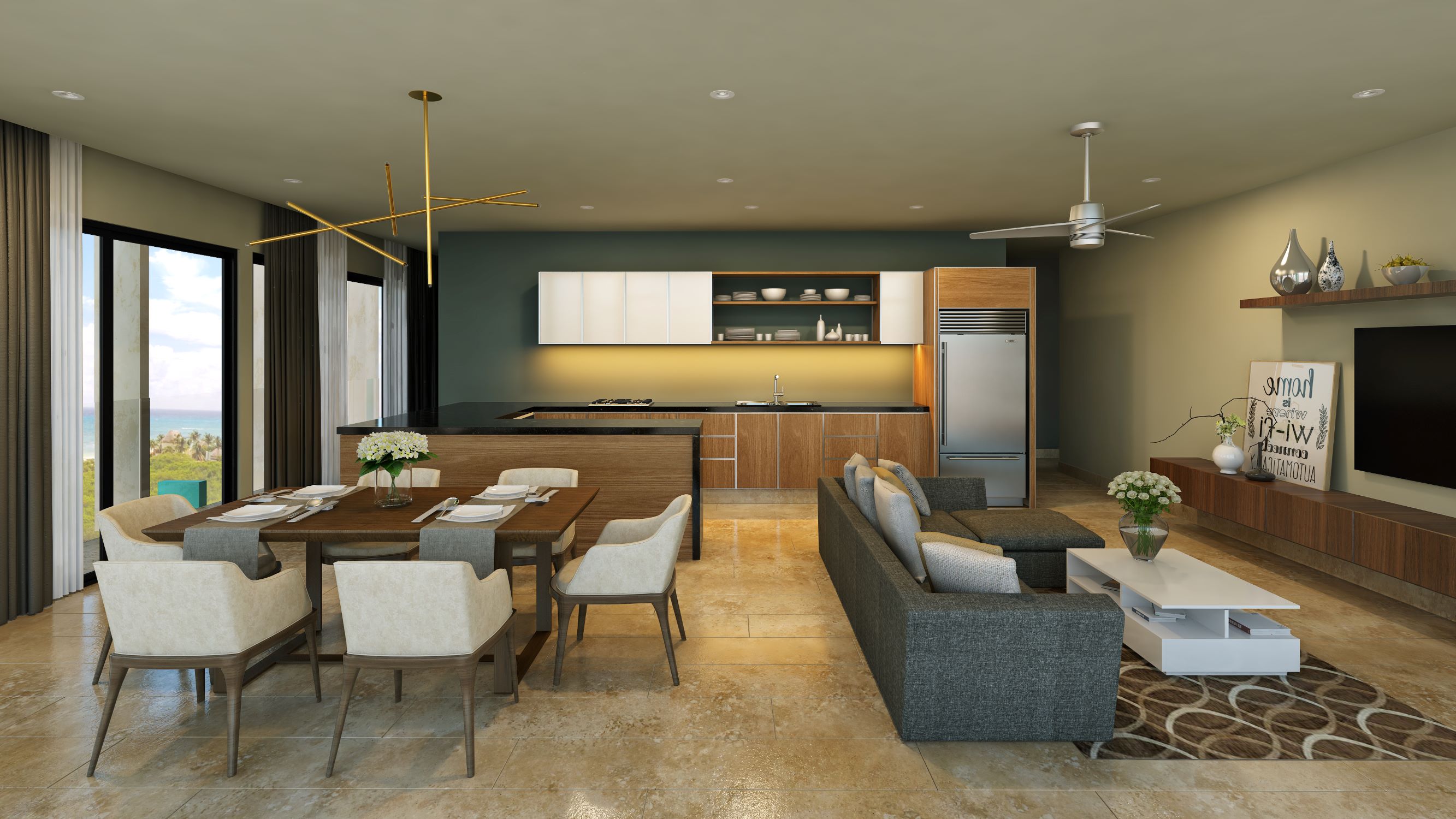 Condo steps from the beach for sale, downtown Playa del Carmen