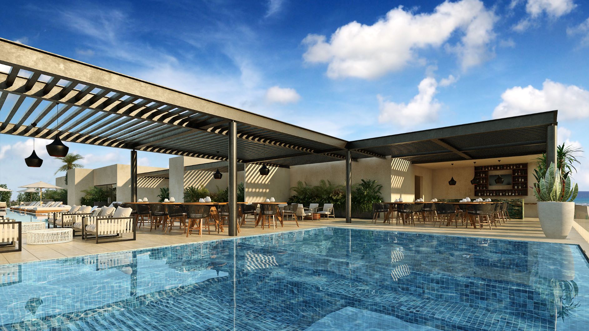 Condo steps from the beach for sale, downtown Playa del Carmen