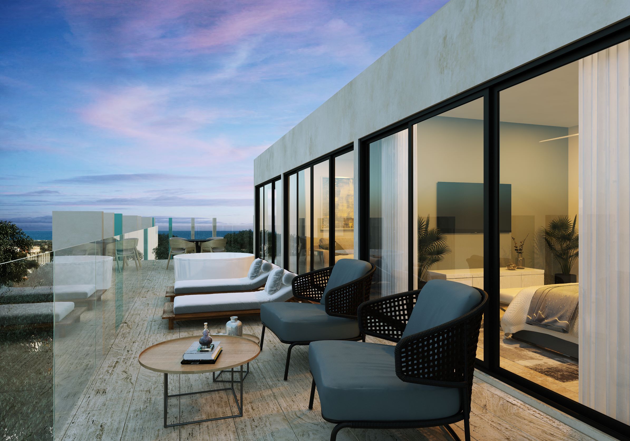 Condo steps from the beach for sale, downtown Playa del Carmen