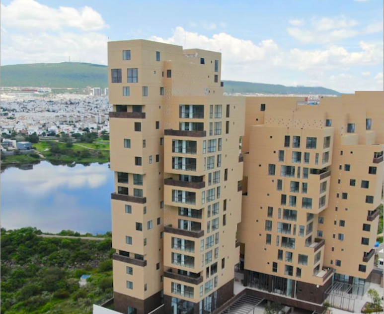 Condominium with paddle and tennis court, swimming pool, climbing wall, pre-construction, for sale, Quer&eacute;taro.