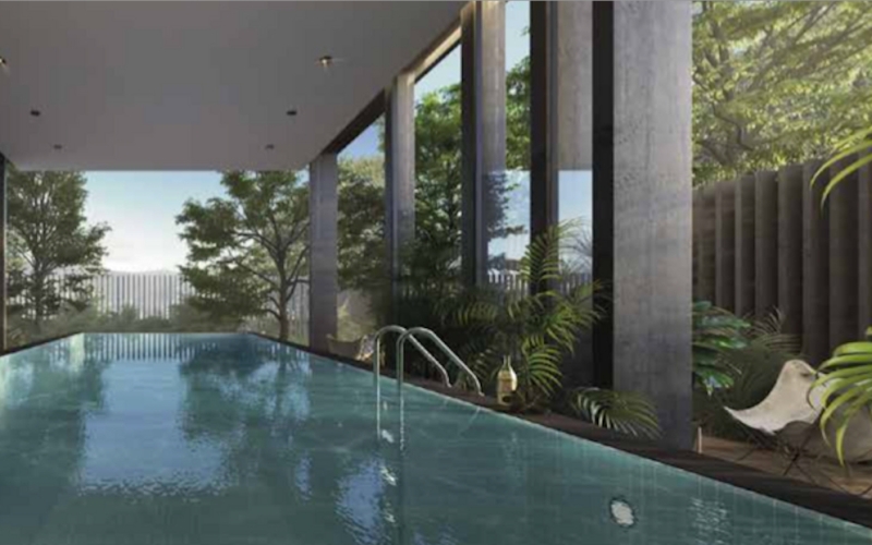 Apartment with garden, walk in closet, pool, gym and terrace, for sale, Queretaro.