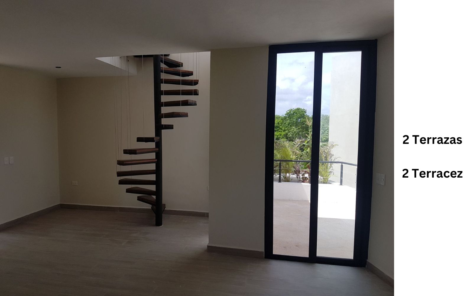 Penthouse green views,private terrace, gym, business center, yoga and gym area, with green areas, hammock garden, in Aldea Zama Tulum, for sale.