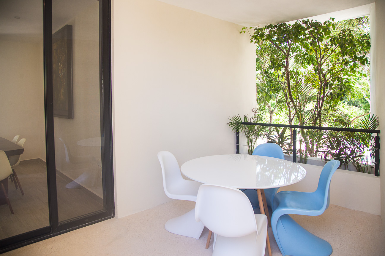 Penthouse green views,private terrace, gym, business center, yoga and gym area, with green areas, hammock garden, in Aldea Zama Tulum, for sale.