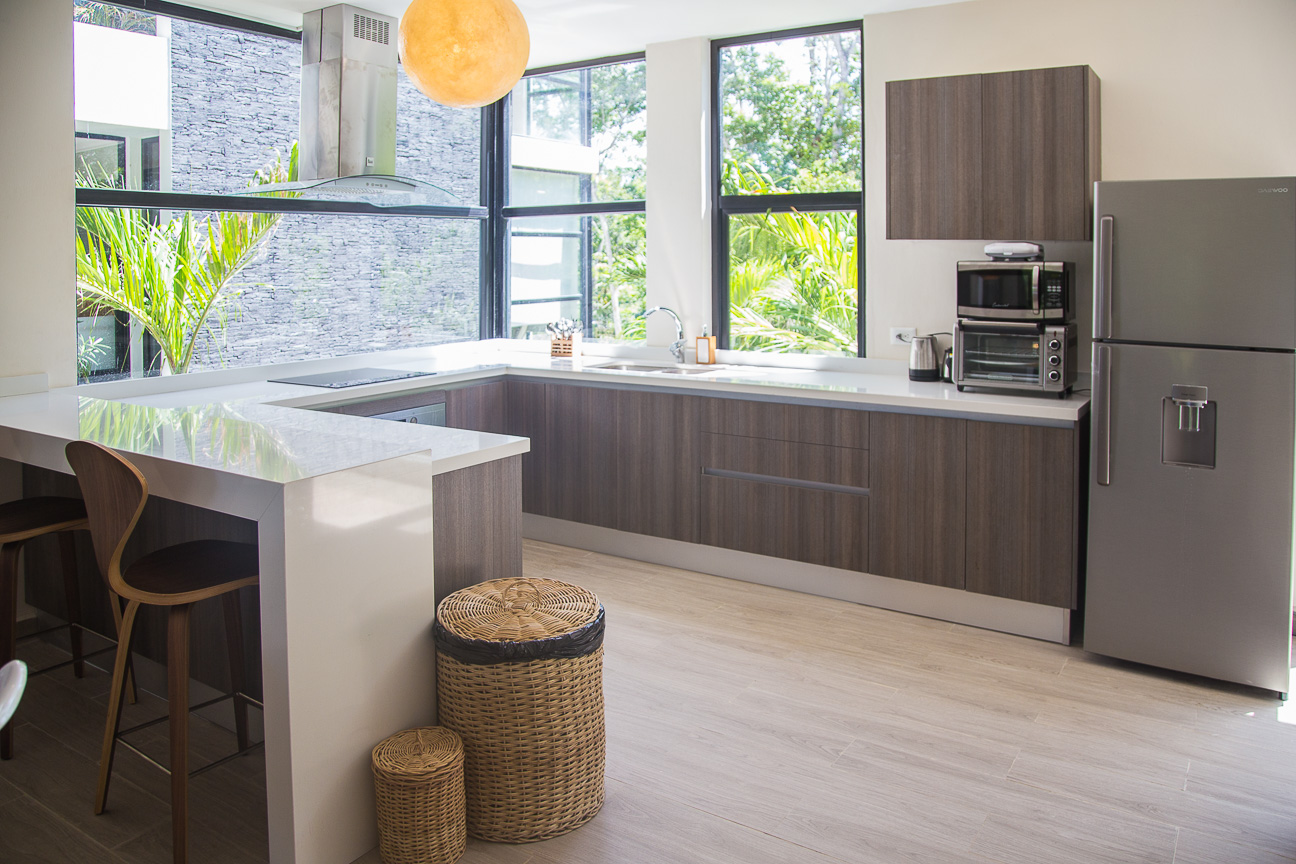 Penthouse green views,private terrace, gym, business center, yoga and gym area, with green areas, hammock garden, in Aldea Zama Tulum, for sale.