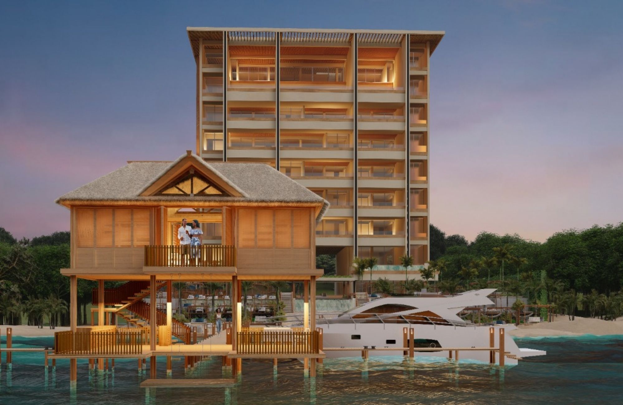 Departamento vistas al mar y la marina, en venta en Puerto Canc&uacute;n.